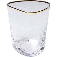 Vandglas med guld kant Hommage 10,4 x 9 cm