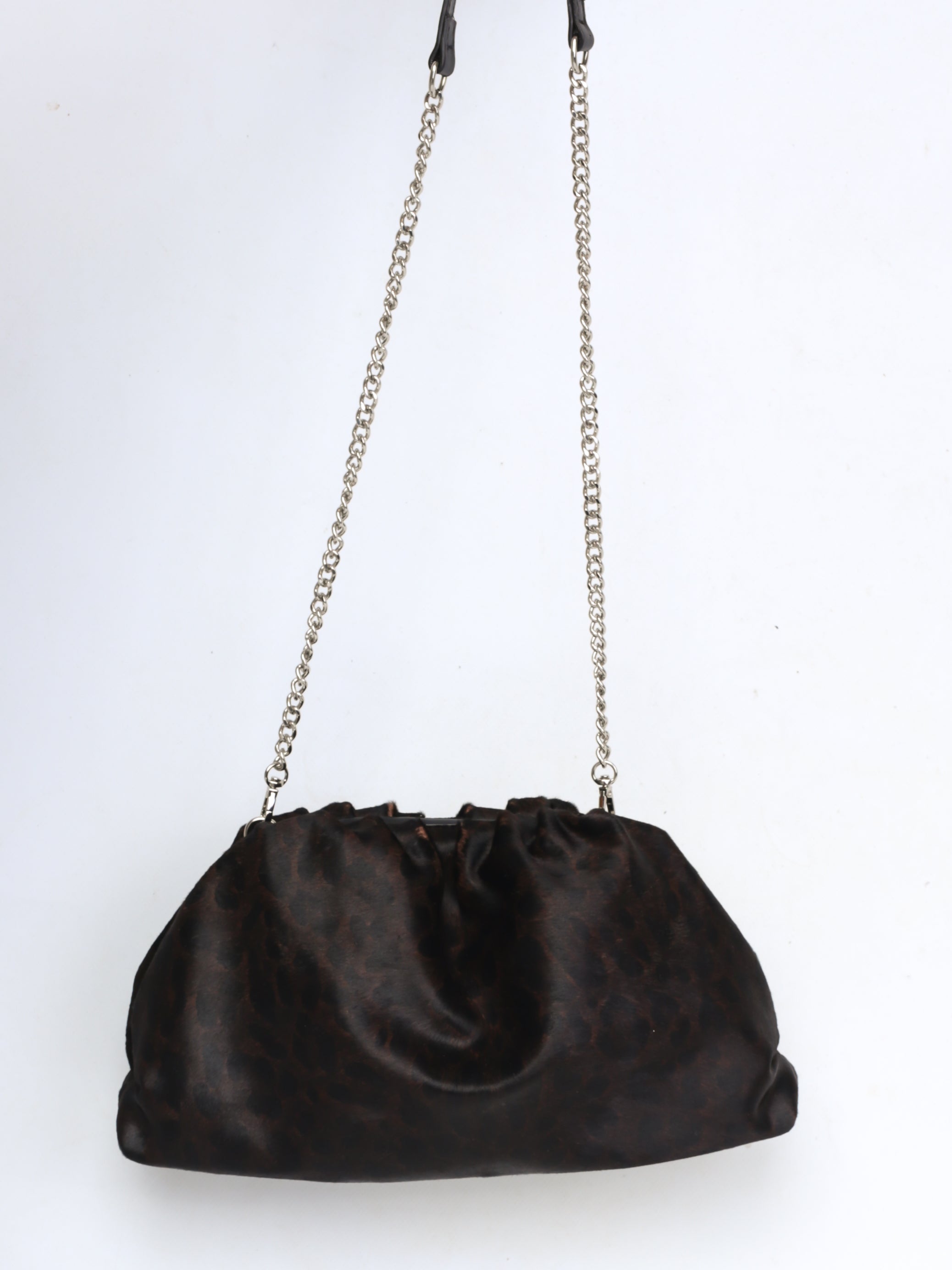 Leo crinkle bag leather