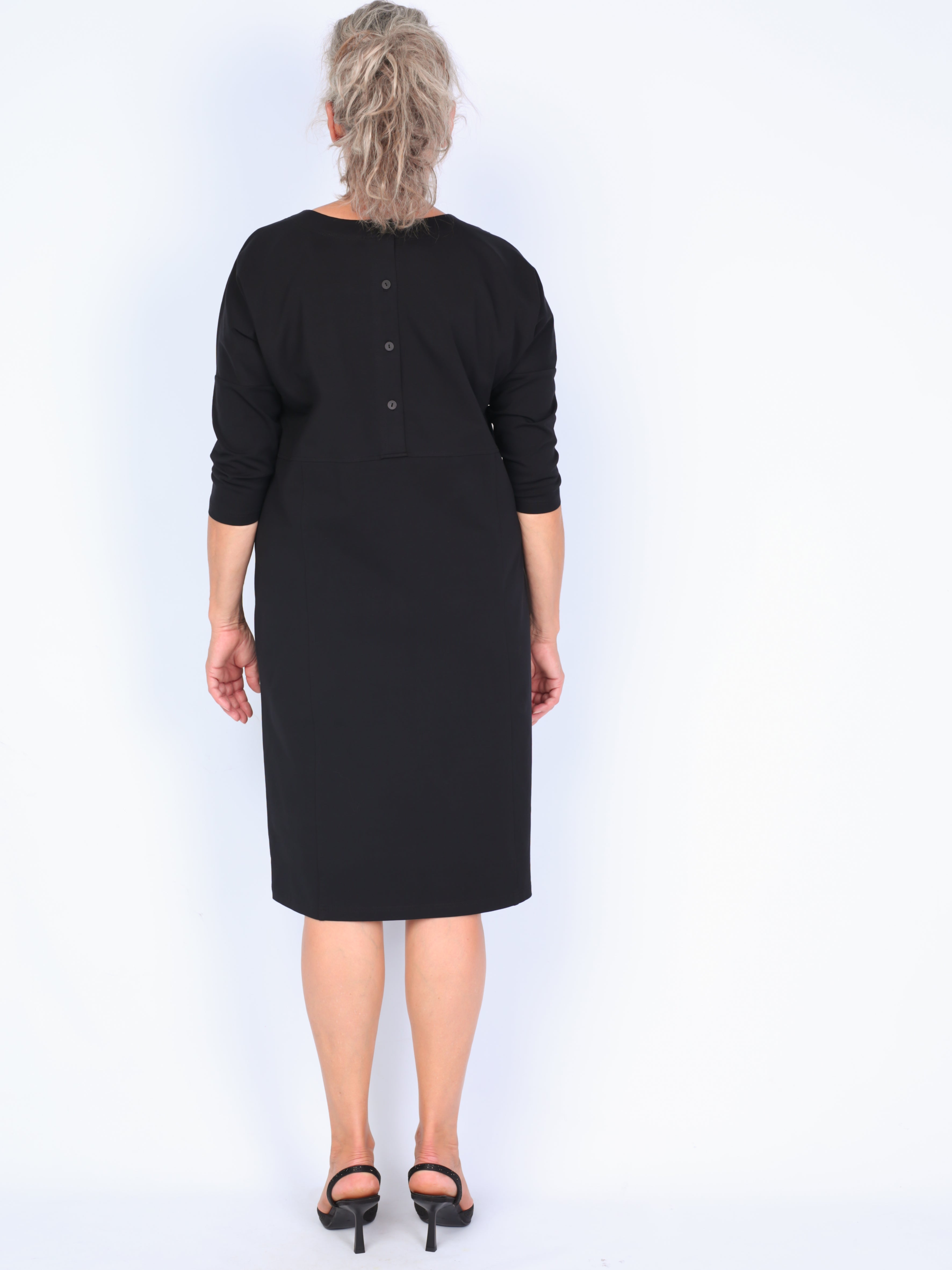 Some dress with large pocket and buttons on the back