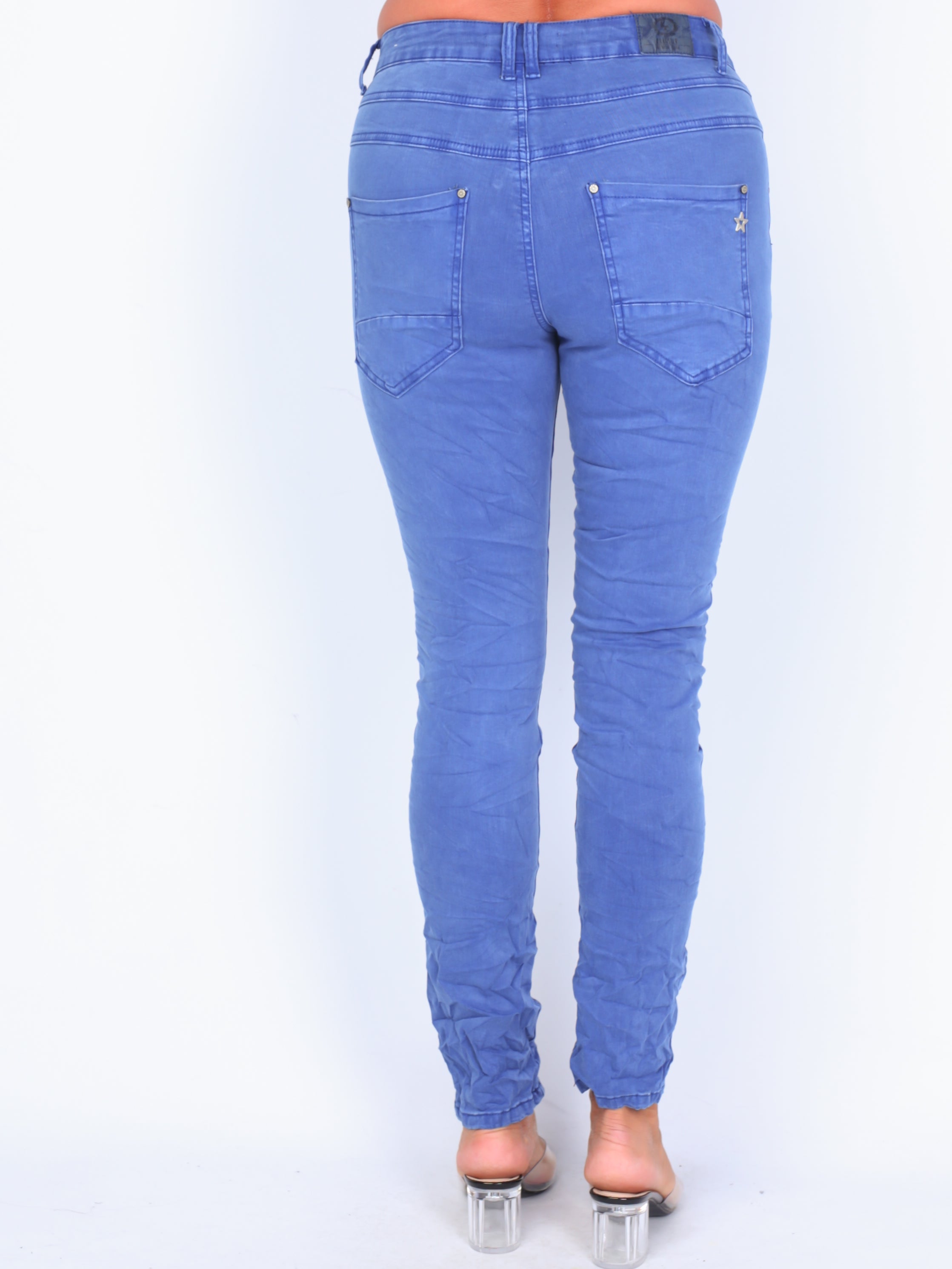 Karostar trousers with bling buttons