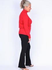 Classic turtleneck blouse