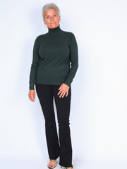 Classic turtleneck blouse