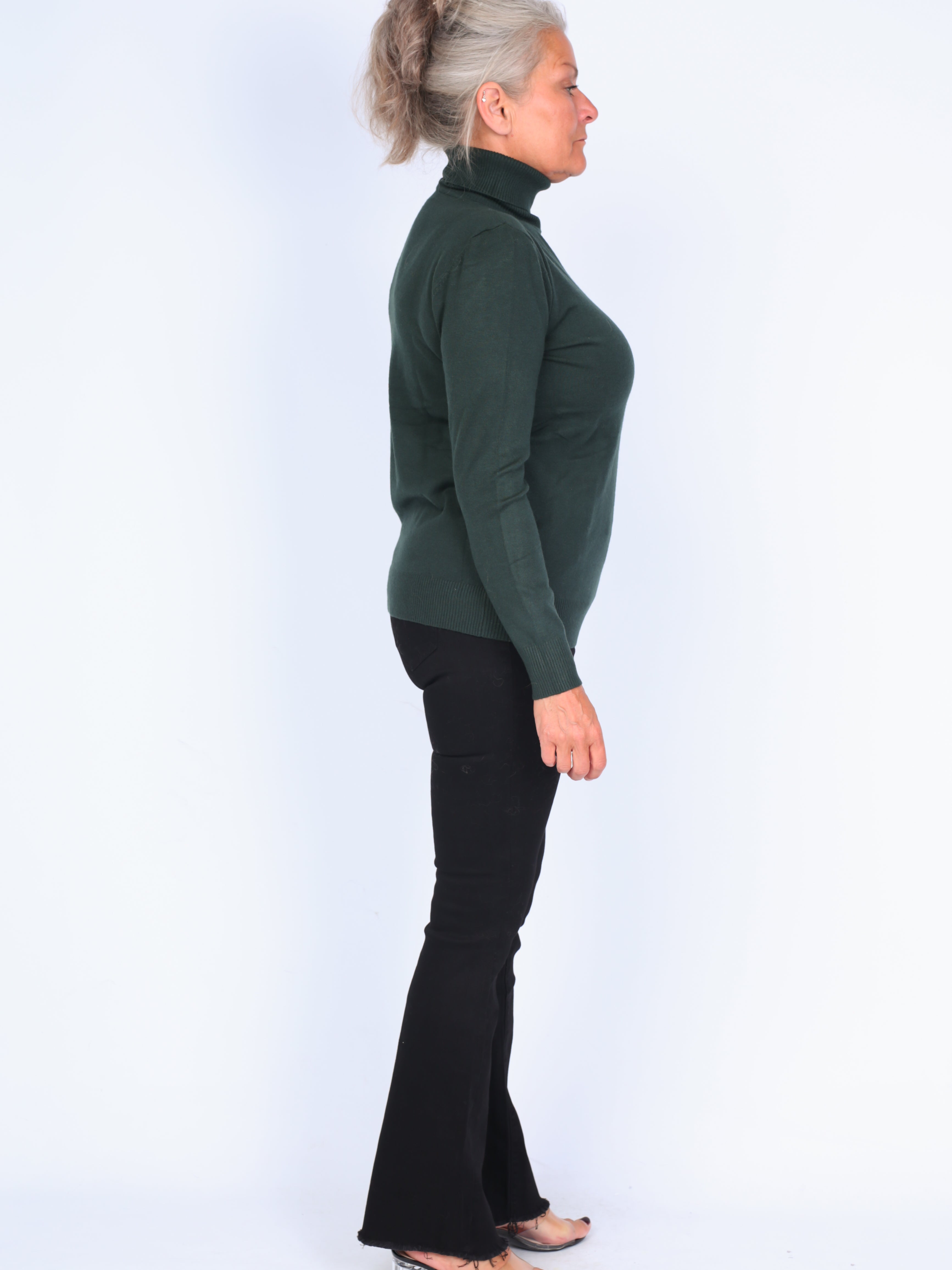 Classic turtleneck blouse