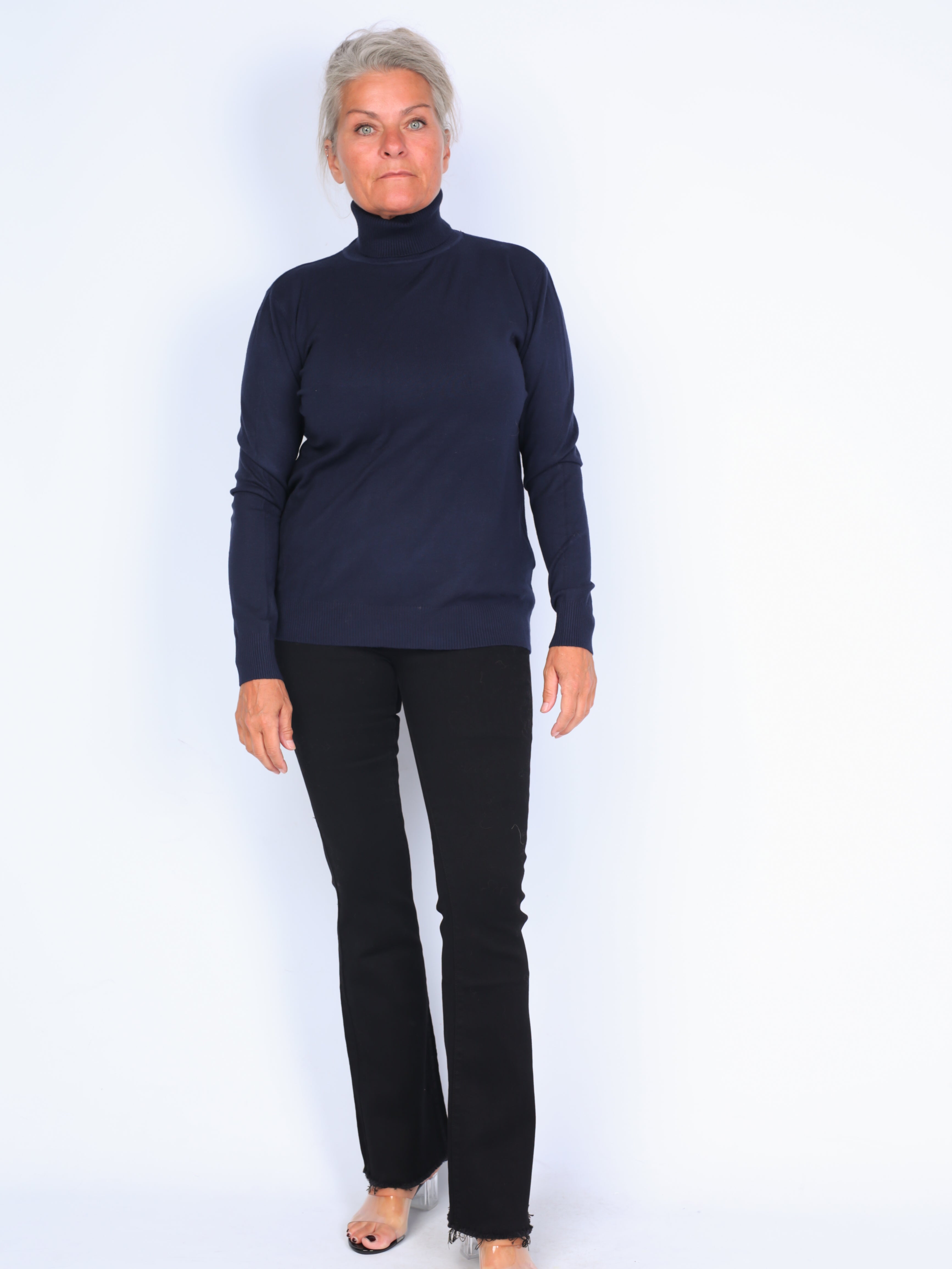 Classic turtleneck blouse