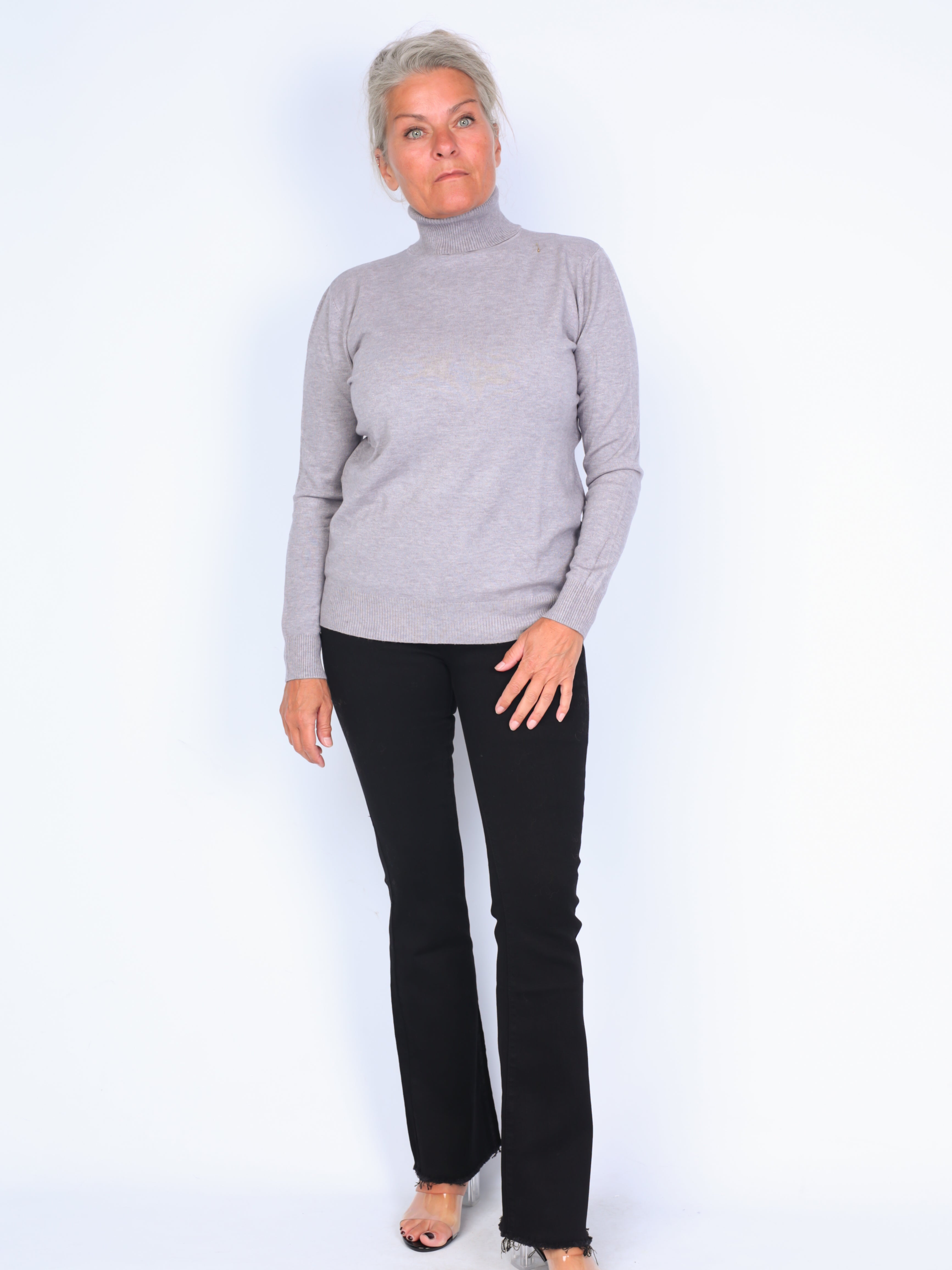 Classic turtleneck blouse