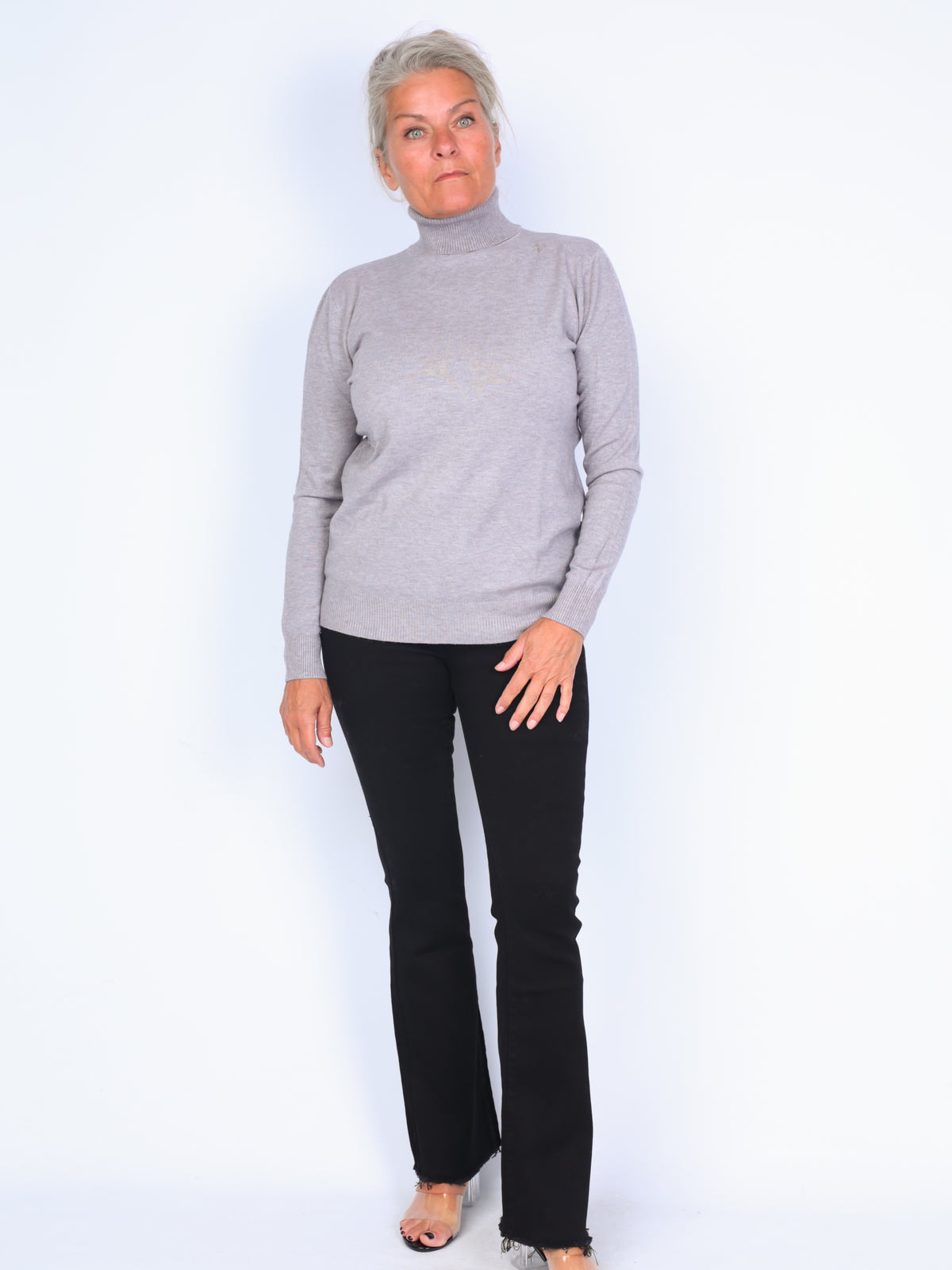 Classic turtleneck blouse