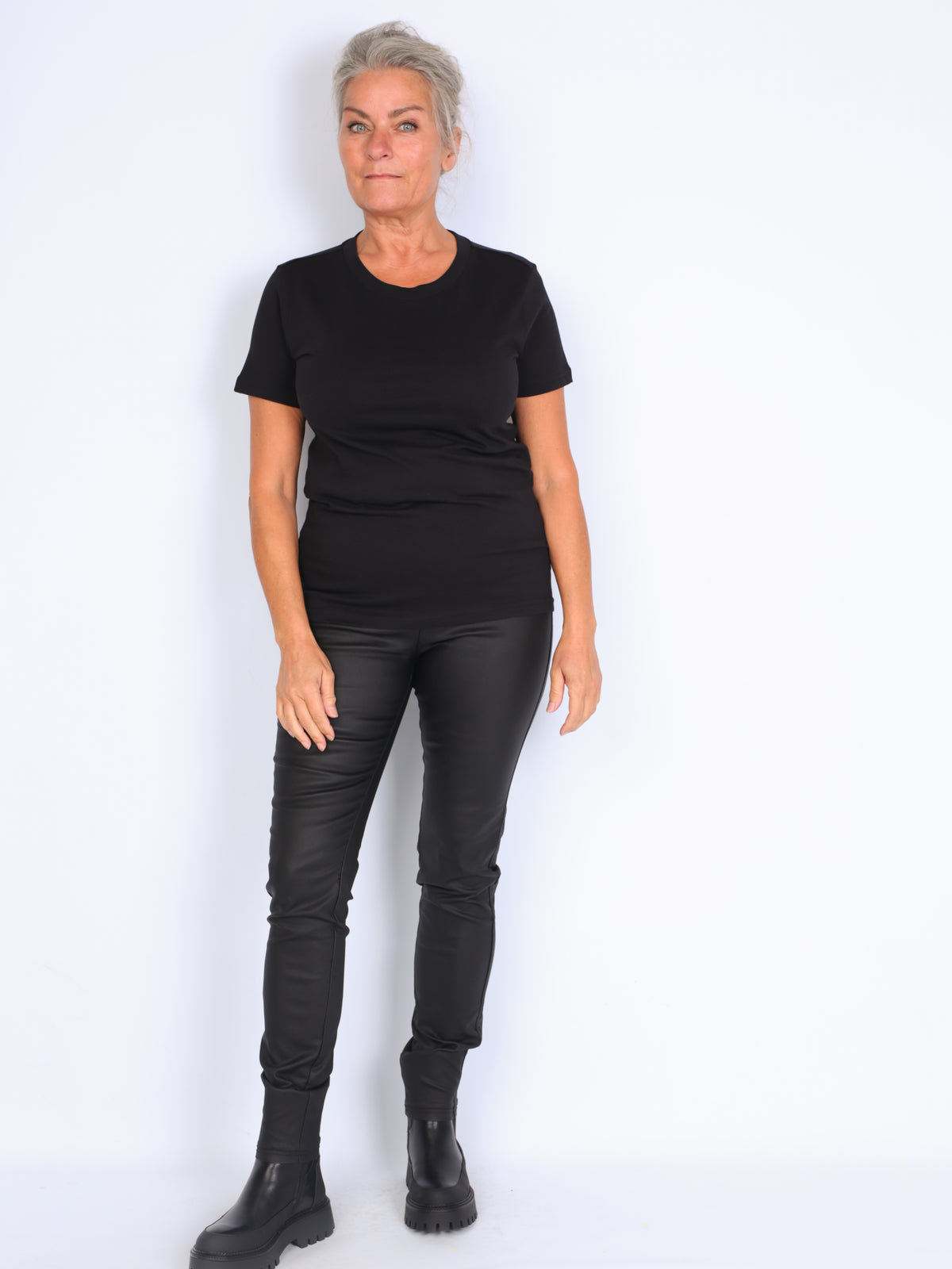 Soyaconcept basic T-shirt with round neck