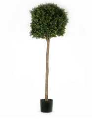 Kunstig kugle-buksbomtræ 120 cm – Realistisk dekorativ plante