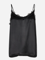 Soyaconcept satin top with lace