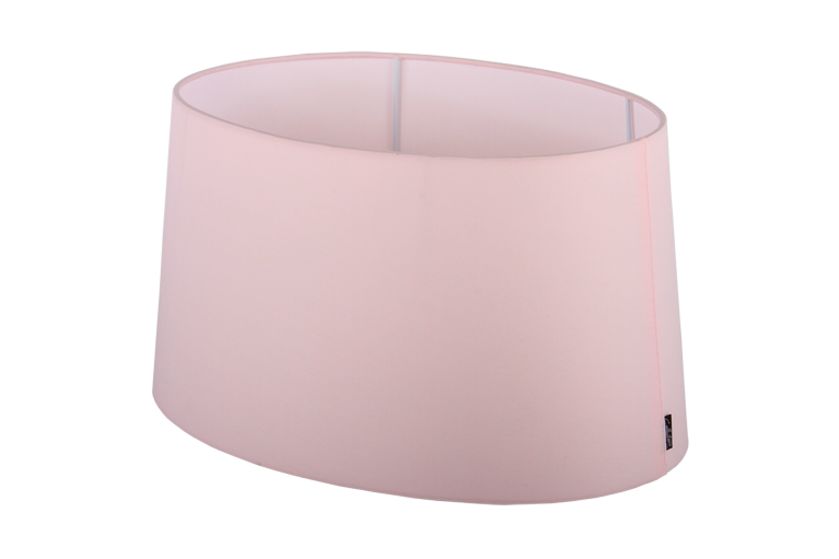 Standing lampshade Pink oval 35 cm