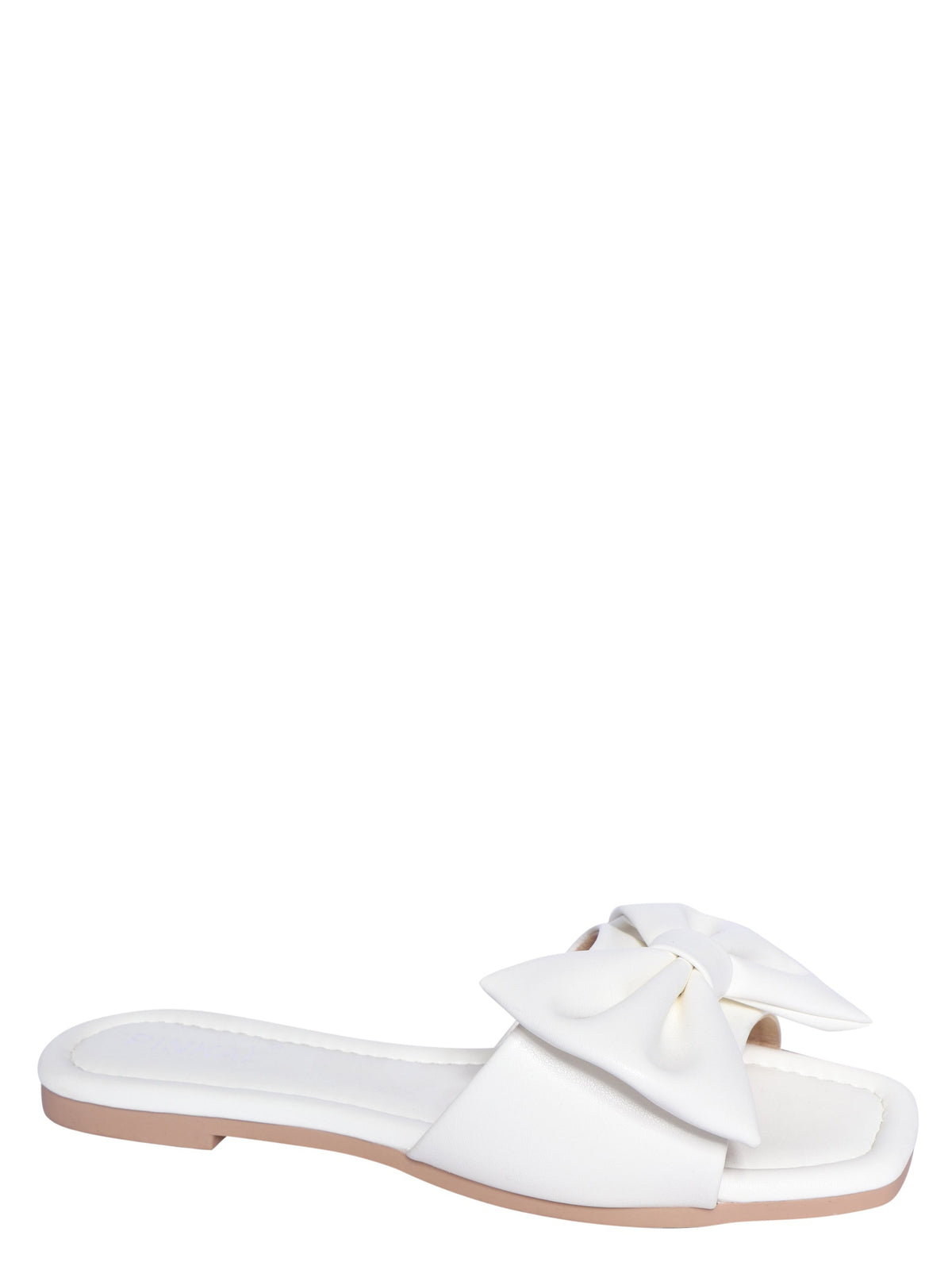 Flat sandals with bow