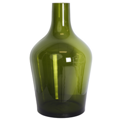 Høj grøn vase H43cm D25cm