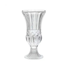 Glas vase med mønster 40cm