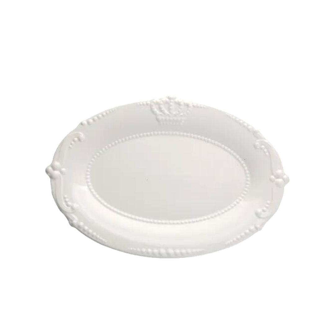 Krone fad Elegant serveringsfad i klassisk design