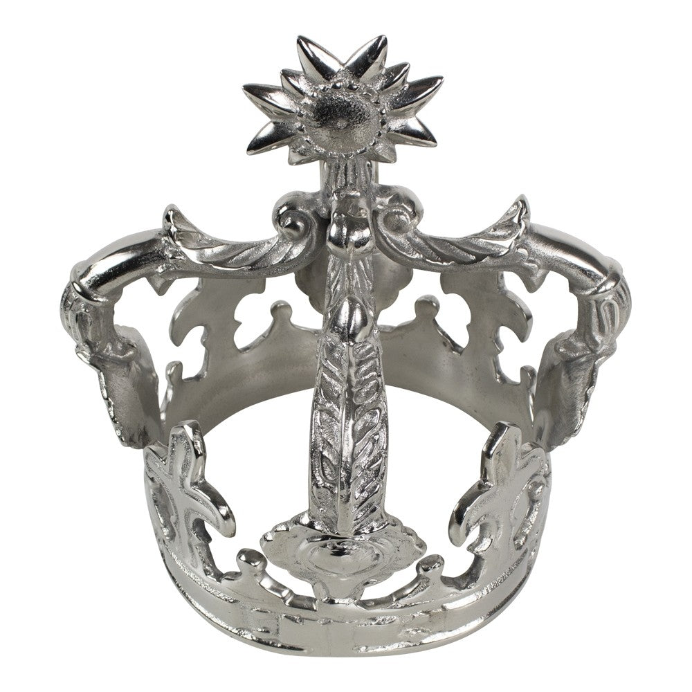 Silver aluminum crown 19x19x29cm