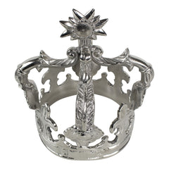 Silver aluminum crown 19x19x29cm