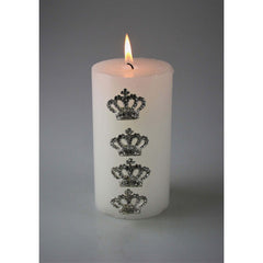 Kerzenstecker Sølv Krone 3 cm