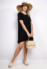 Long t-shirt black