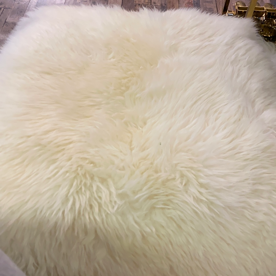 White lambskins