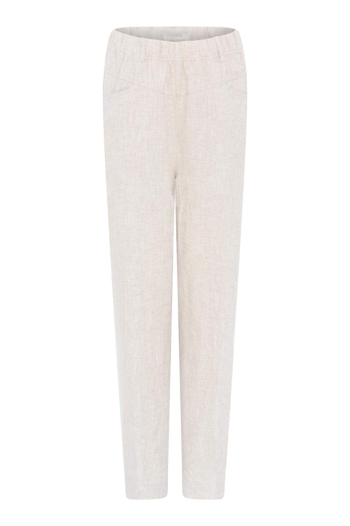 Some linen trousers with pockets