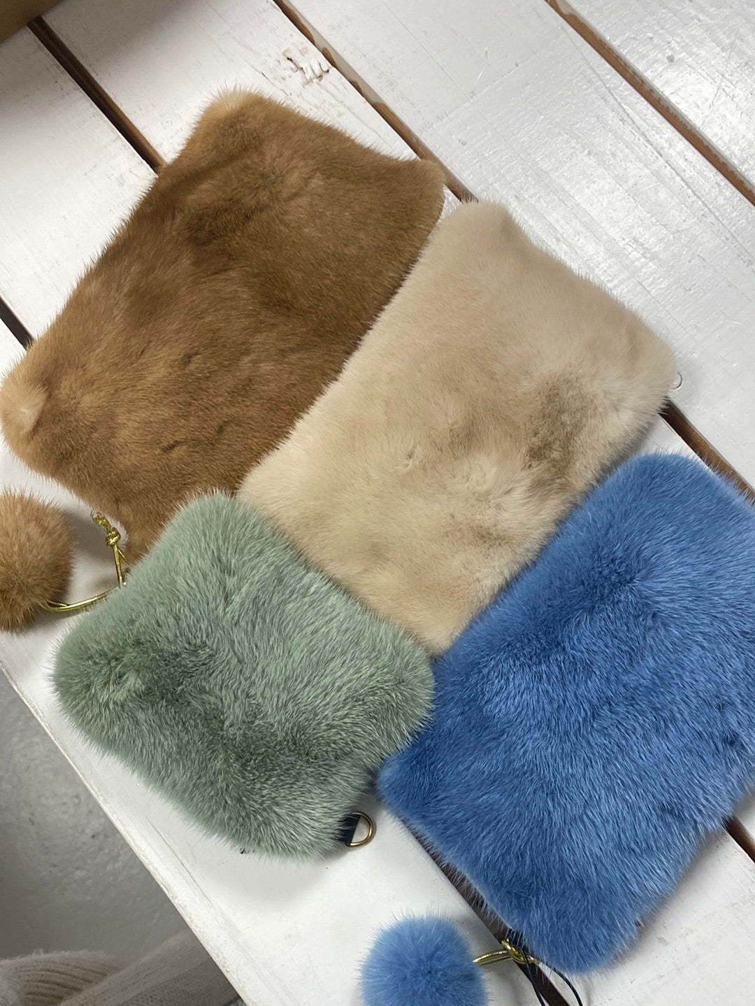 Sprinkle Mink Purse