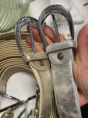 Belt with shine