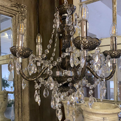 Brown chandelier