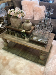 Brown coffee table by Christian