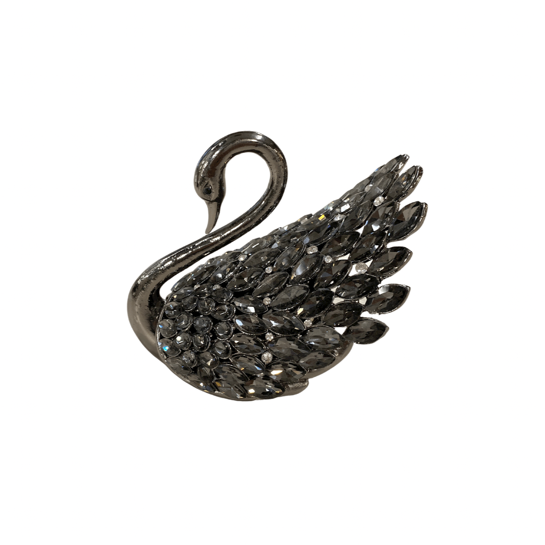 JEWELRY BOX SWAN BLACK