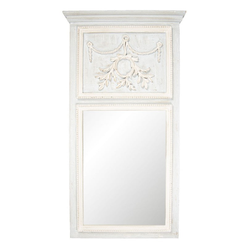 Mirror with decoration blue / green 65x120x5cm