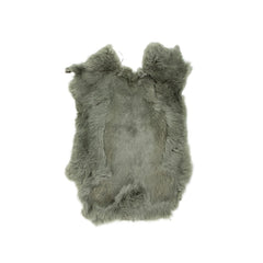 Khaki colored rabbit skin for decoration 40x30x2cm