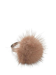Crown 1 - Ring with mink fur