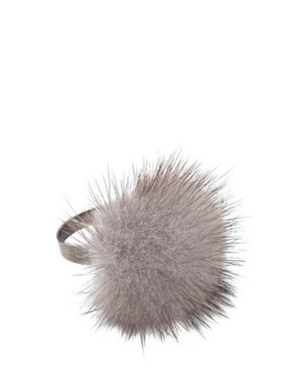 Crown 1 - Ring with mink fur