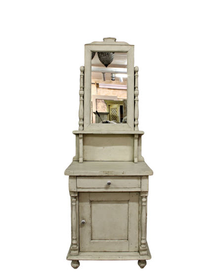 Dressing table with mirror,