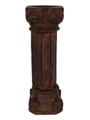 Large wooden candlestick