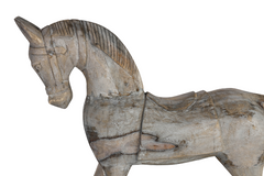 Gray rocking horse 60x65cm